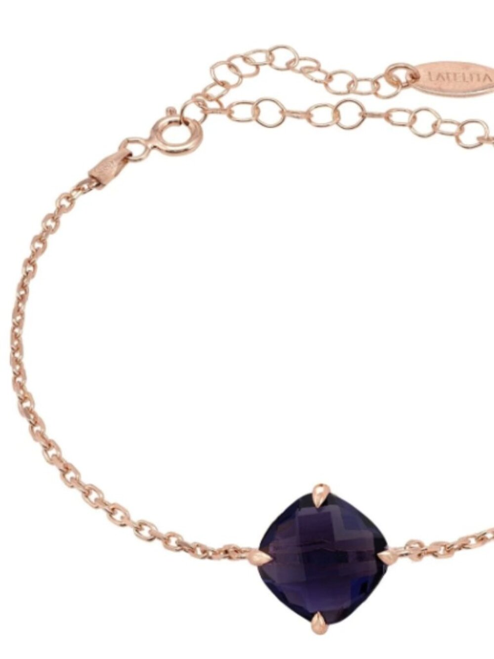NWB Empress Gemstone Bracelet Rosegold Amethyst LATELITA